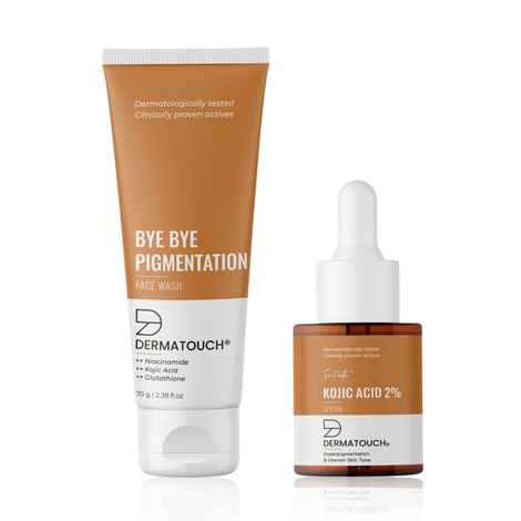 Buy Dermatouch Tone Correction Duo (Kojic acid Serum 18ml + Face Wash 70 gm) - Purplle