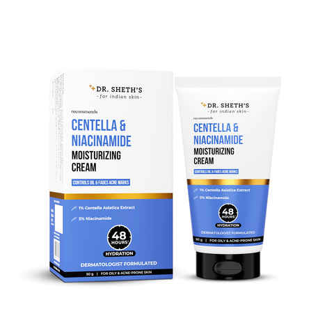 Dr Sheth's Centella & Niacinamide Moisturizing Cream 100 gm