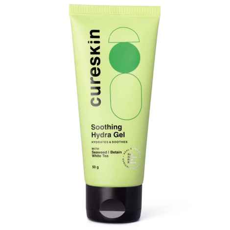 Buy Cureskin Soothing Hydra Gel | Hydrates & Soothes with Seaweed, Betain and White Tea, 50 gm (Pack of 1) - Purplle