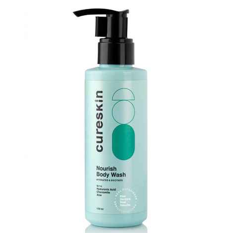 Buy Cureskin Nourish Body Wash | Hydrates & Sooths with Hyaluronic Acid, Chamomile and Aloe (150ml) - Purplle
