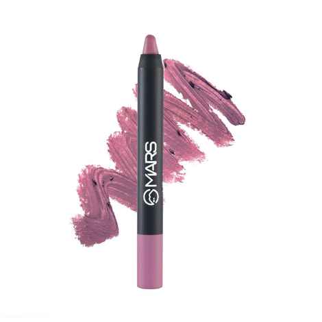 MARS Won't Smudge Won't Budge Crayon Lipstick up to 12 Hours Stay | Matte Finish | Waterproof | Won't Smudge Won't Budge Lip Crayon (3.5 gm) (16-I Am Fearless)