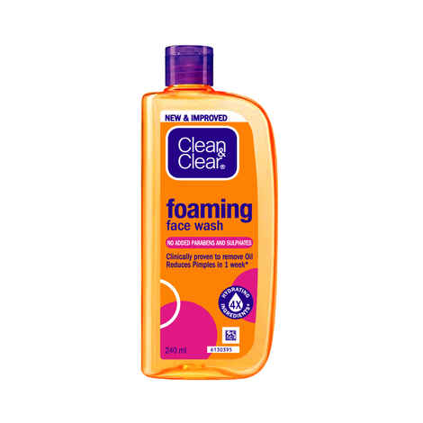 Buy Clean & Clear Foaming Face Wash 240 ml - Purplle