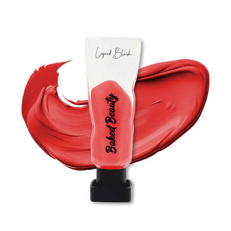 Buy Baked Beauty Liquid Blush with Long Lasting, Lightweight & Higlhly Pigmented Formula, Burnish, Coral Orange, 6 ml - Purplle