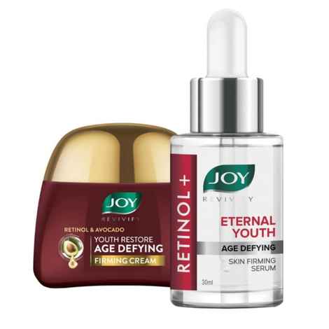 Buy Joy Retinol & Avocado Anti-Ageing Face Cream 50 ml & Retinol+ Face Serum 30 ml(Combo Pack) - Purplle