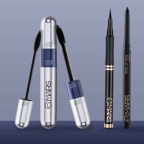 Buy MARS Eyes Trio Set | Mascara | Eyeliner | Kajal - 2 - Combo of 3 - Purplle