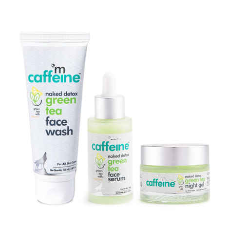 MCaffeine Green Tea AM PM Routine - Combo of 3