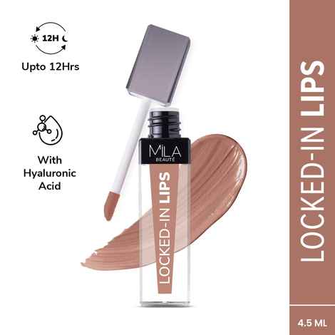 Mila Beaute Non-Transfer Locked-In Liquid Lipstick- 05 Milk Tea, 4.5 ml