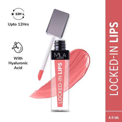 Mila Beaute Non-Transfer Locked-In Liquid Lipstick- 07 Sweet Candy, 4.5 ml