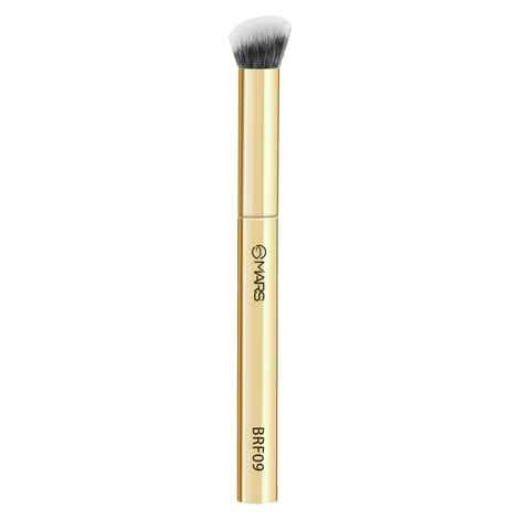 Buy MARS Artist's Arsenal Angular Buffing Brush | Precision Contouring & Blending | Soft Synthetic Bristles | Versatile Function | Ergonomic Handle for Effortless Application | Luxe Packaging ( Golden ) 1 Pc - Purplle