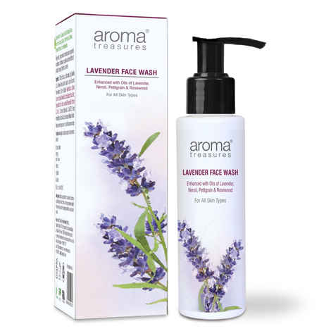 Buy Aroma Treasures Lavender Face Wash for All Skin Types - 100 ml - Purplle