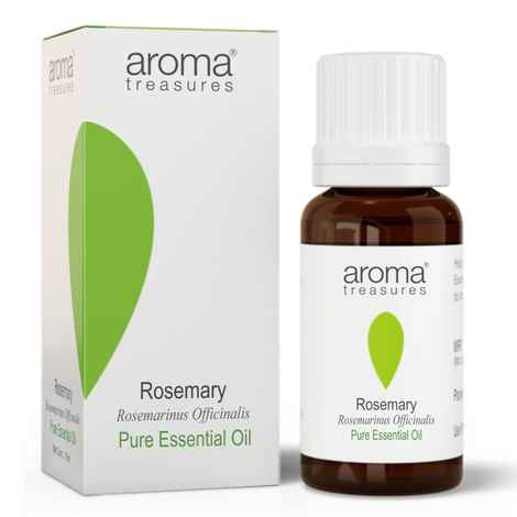 Aroma Treasures Rosemary essential oil for hair growth, Skin & aromatherapy | 100% pure essential oil - 10 ml