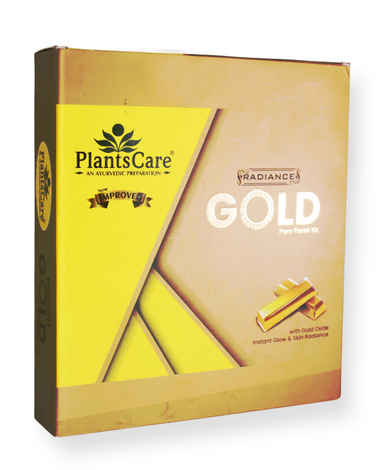 Buy Plants Care Radiance Gold Pure Facial kit Mini 100 gm - Purplle