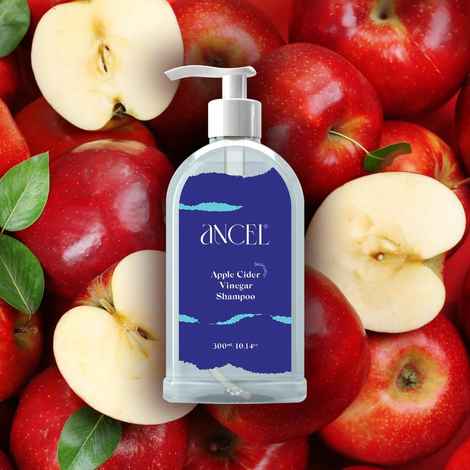Buy Ancel Natural Apple Cider Vinegar Shampoo with Apple Cider Vinegar, Almond Oil & Argan Oil |Natural ingredients & Formula that Helps Remove Buildup | Sulphate & Paraben Free | For Men & Women | 300 ml - Purplle
