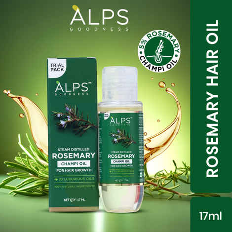 Buy Alps Goodness Rosemary Hair Oil (17 ml) Trial Pack - Purplle