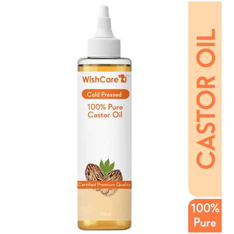 Wishcare Premium Cold Pressed Castor Oil - 200Ml