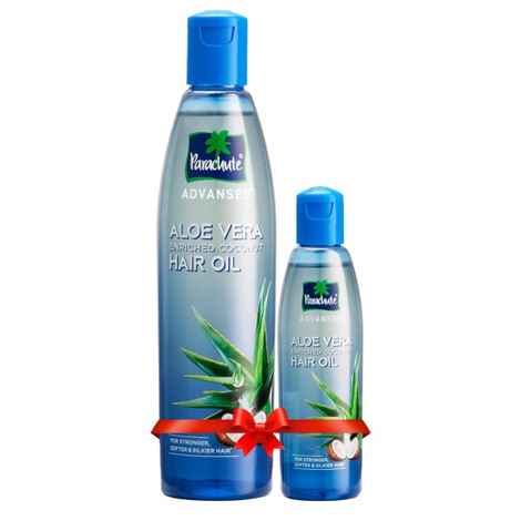Parachute Advansed Aloe Vera Enriched Coconut Hair Oil (250 ml) with FREE (75 ml) Pack