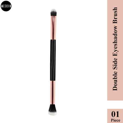Buy MeSkin Dual-Ended Eyeshadow Brush - Precision 2-in-1 Double-Ended Design for Seamless Eyeshadow Application (Pack of 1) 200gm - Purplle