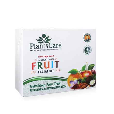 Buy Plants Care Radiance Multi fruit facial kit 200 gm + 100ml - Purplle