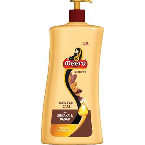 Buy Meera Hairfall Care Shampoo with shikaai & badam for strong & healthy hair (650 ml) - Purplle
