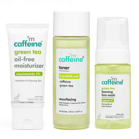 Buy Mcaffeine Green Tea CTM Routine Combo of 3 - Purplle