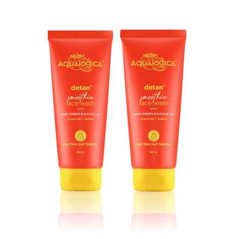 Aqualogica Detan+ Smoothie Face Wash Pack of 2