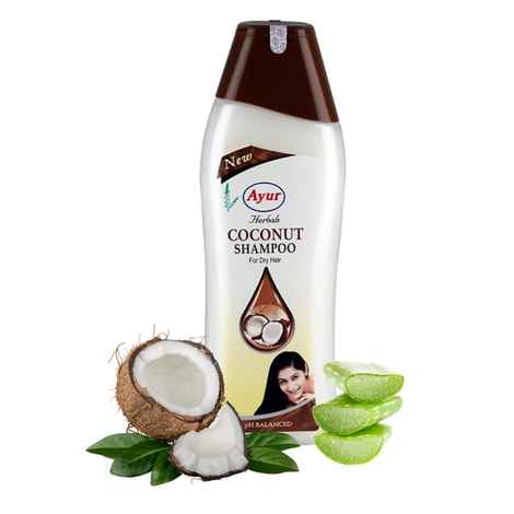 Buy AYUR HERBALS Coconut Shampoo 1000 ml I For Dry Hair I Pack of 1, Unisex - Purplle
