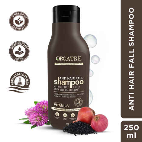Buy Orgatre Anti Hair Fall Shampoo (250 ml) - Purplle