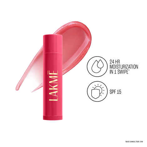 Lakme Lip Love Care Stick Cherry|Nourishing Lip Balm|SPF 15 | 4.5 gm