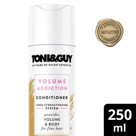 Toni & Guy International Volume Addiction Hair Conditioner to Give Volume & Body to Fine & Flat Hair, 250 ml