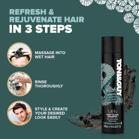 Toni & Guy International Men Deep Clean Shampoo 250 ml