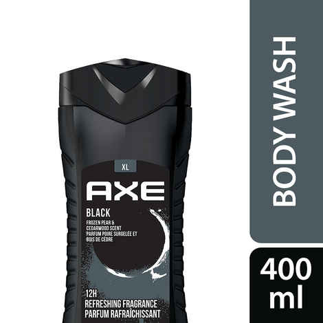 Axe Black 3 In 1 Body, Face & Hair Wash for Men, Long-Lasting Fragrance, 400ml