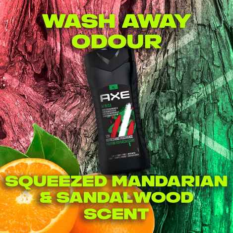 Axe Africa 3 In 1 Body, Face & Hair Wash for Men, Long-Lasting Fragrance, 400ml