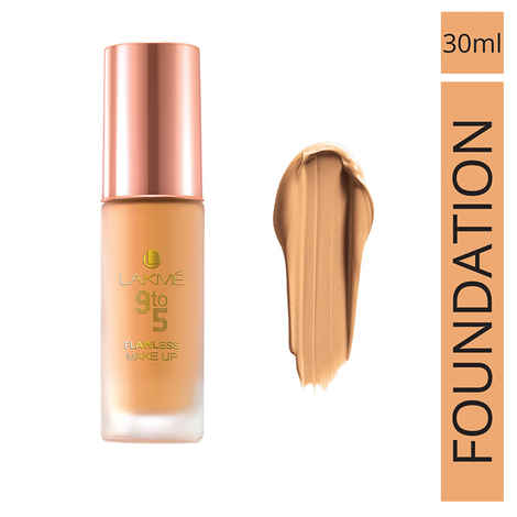 Buy Lakme 9 to 5 Flawless Makeup Foundation Shell (30 ml) - Purplle