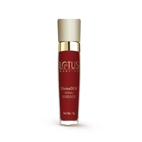 Lotus Make-Up Divine Dew Herbal Sindoor Rosy Blush | Water and Smudge Resistant | Preservative Free | 8 gm