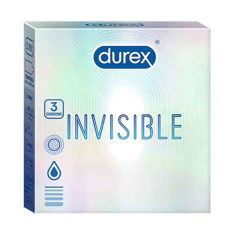 Durex Invisible Condom 3 Count - 3 pc