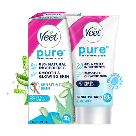 Veet Pure Hair Removal Cream (Sensitive Skin) 50 gm