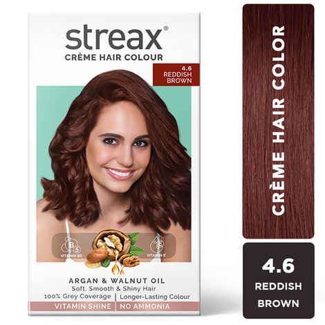 Buy Streax Hair Colour - Reddish Brown|(60 gm, 60 ml, 20 gm) - Purplle