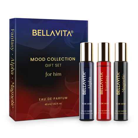 Buy Bella Vita Mood Collection Perfume For Him 15 ml x 3 | gift for men | trial packs - Purplle