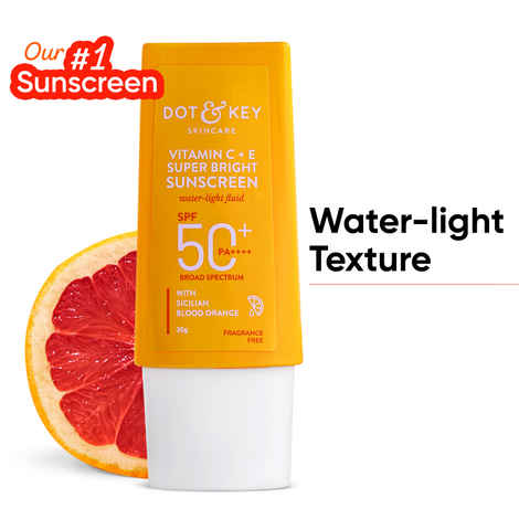 Dot & Key Vitamin C+E Super Bright Sunscreen SPF 50+ PA+++ - 30 gm