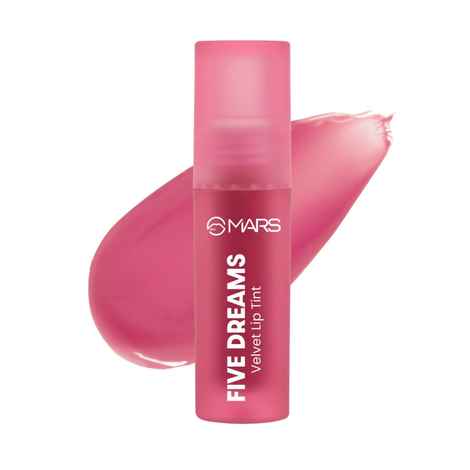 Buy MARS Love Track Velvet Lip Tint (2.8 ml) (FIVE DREAMS) | Velvet Matte Finish | Non-Sticky & Lightweight | Highly Pigmented | Comfortable Wear | 6 Flattering Shades - Purplle