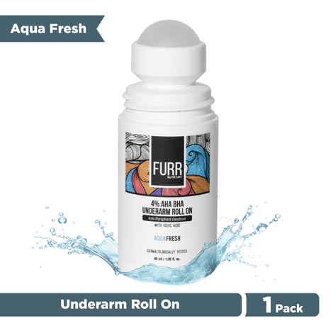 FURR by Pee Safe 4% AHA BHA Under Arm Roll On 40 gm