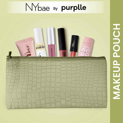 Buy NY Bae Travel Around Town Pouch | Travel Friendly | Multi Purpose Bag | Spacious - Pista Punch (1 Pc) - Purplle