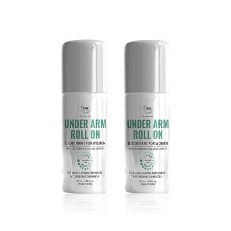 TNW – The Natural Wash Set of 2 Underarm Roll-On Deodorant For Women 50 ml*2