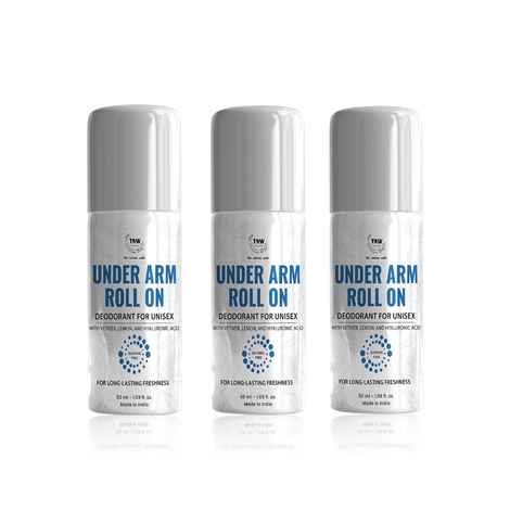 TNW – The Natural Wash Set of 3 Underarm Roll-On Deodorant For Women 50 ml*3