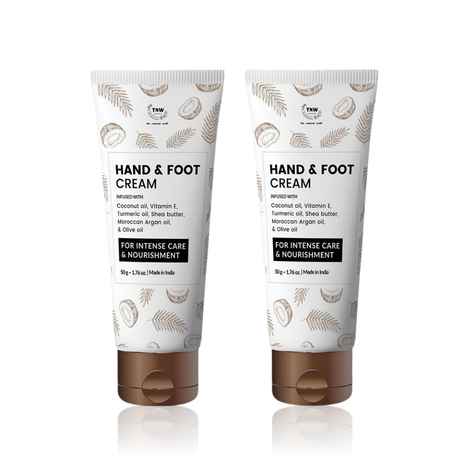 Tnw - The Natural Wash Set of 2 Hand & Foot Cream 50 gm