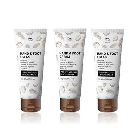 Tnw - The Natural Wash Set of 3 Hand & Foot Cream 50 gm