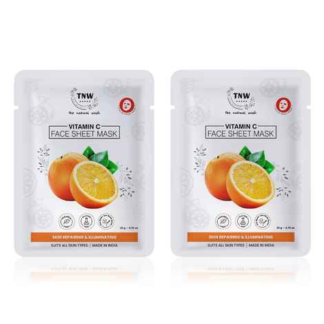 TNW-The Natural Wash Set of 2 Vitamin C Face Sheet Mask 20 gm*2