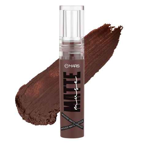 MARS Matte Muse Mousse Lipstick (3 ml) (02-STYLE ICON) with Doe-Foot Applicator | Highly Pigmented | Smooth Texture | Hydrating Formula | Blurry Lips Effect