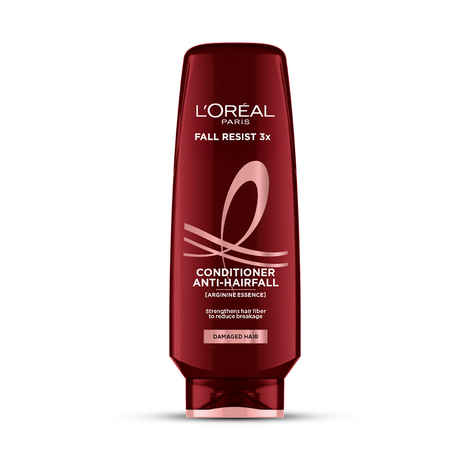 L'Oreal Paris Anti-Hair Fall Conditioner, Reinforcing & Nourishing for Hair Growth, For Thinning & Hair Loss, With Arginine Essence and Salicylic Acid, Fall Resist 3X, 180 ml
