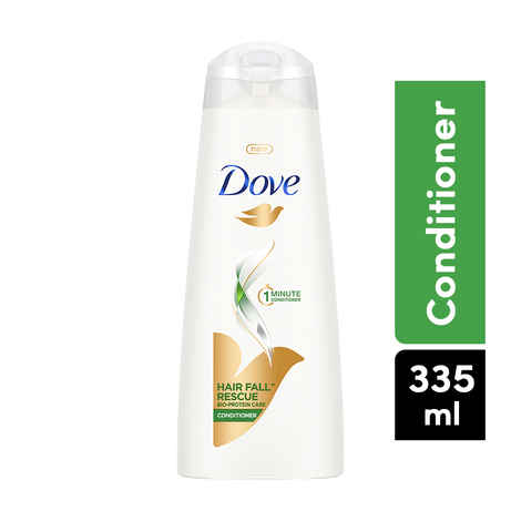 Dove Hair Fall Rescue Hair Conditioner with Sunflower Oil and Moisture Lock Technology, For Hair Fall Control and Silky, Smooth Hair, 335 ml